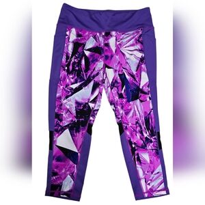 LuLaRoe Women's Leggings in Vibrant Purple Pattern